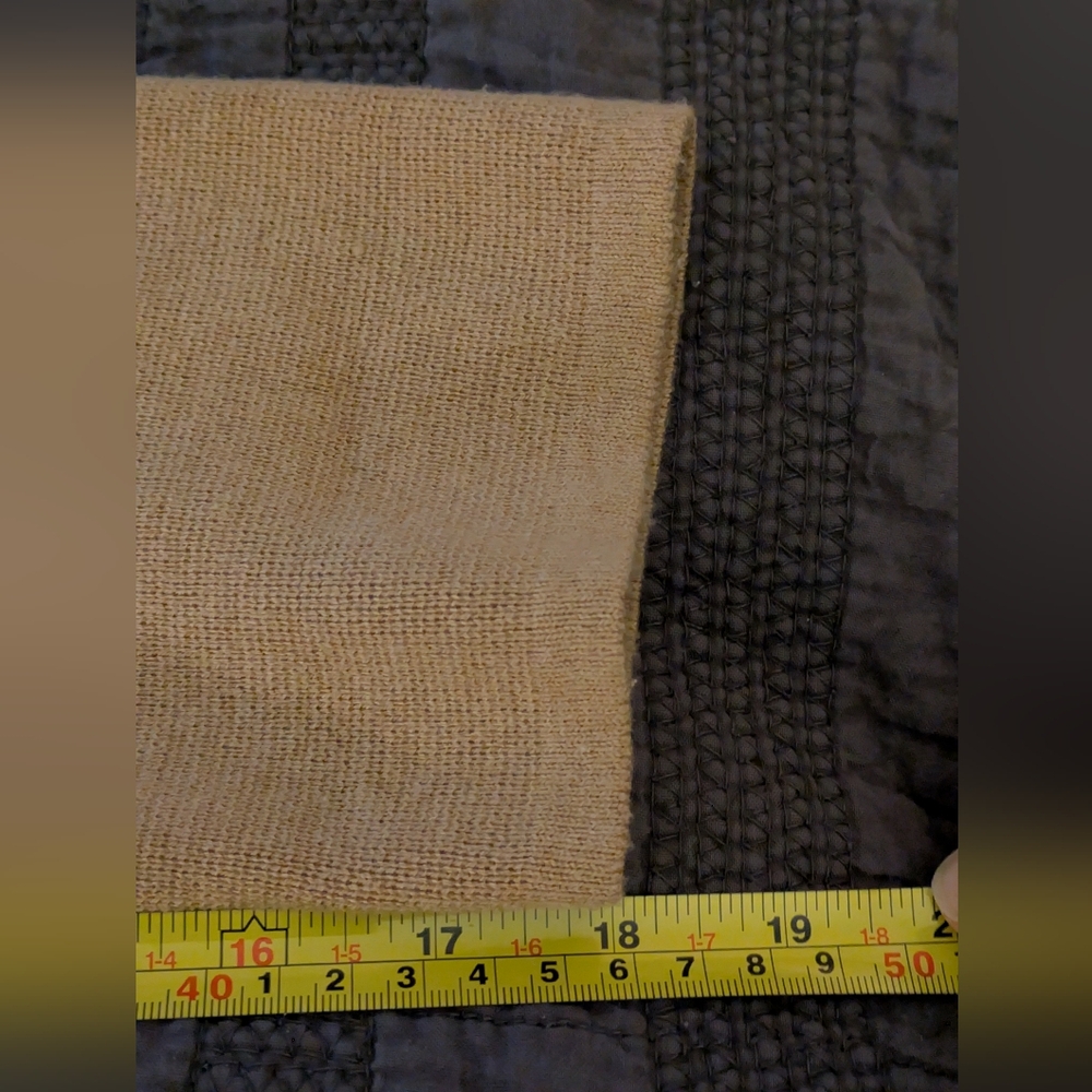 Women's Open-Front Camel Sweater Coat - Picture 8 of 9